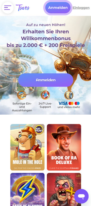 Tsars Casino Startseite