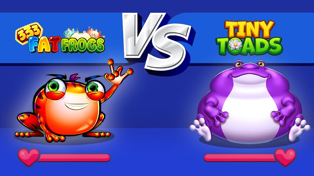 Slots im Duell – Tiny Toads gegen 333 Fat Frogs!