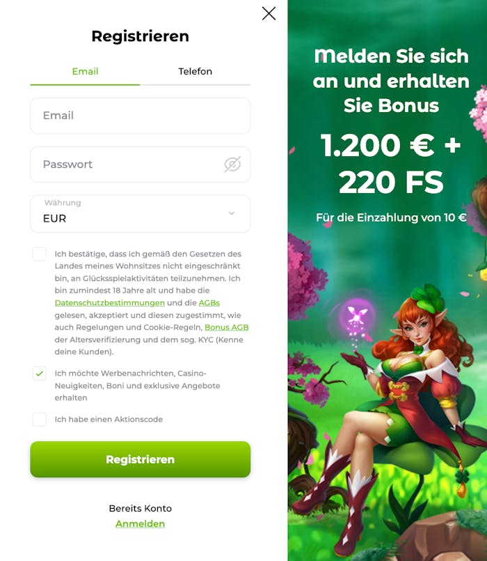 Verde Casino Regisztráció