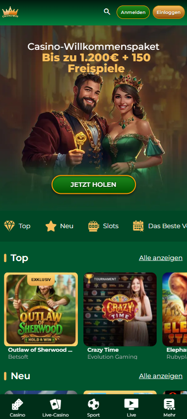 Grandwin Casino Startseite