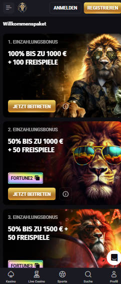 FortunePlay Casino Willkommensbonus