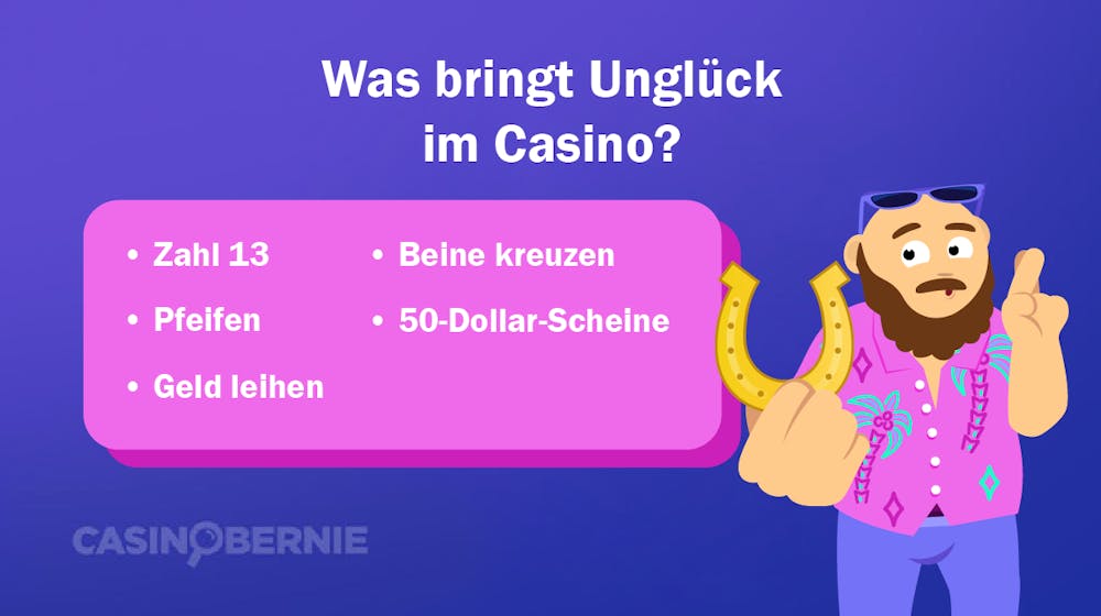 Was bringt Unglück im Casino?
