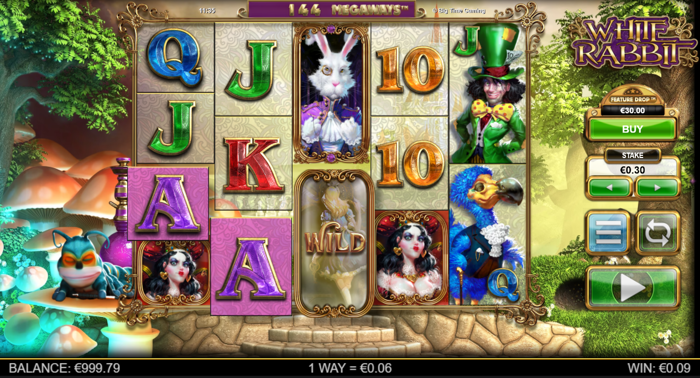 White Rabbit Slot Screenshot von Big Time Gaming.