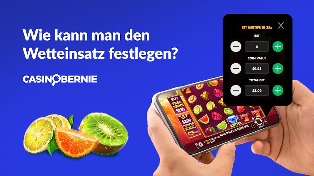 Wie bestimmt man den Einsatz im Online Casino?