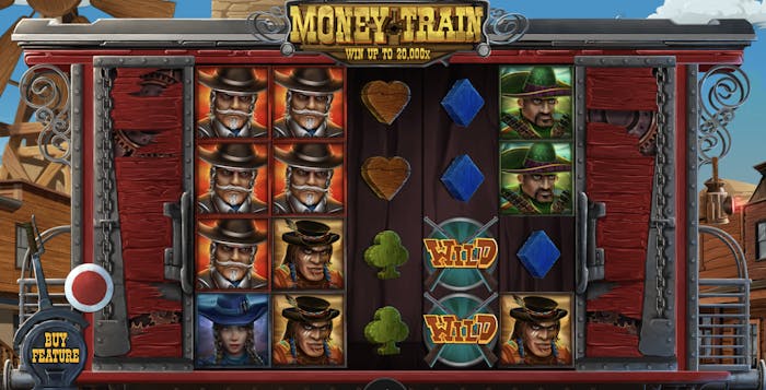 Wild Symbole im Slot Money Train