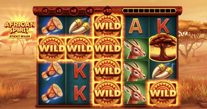 Sticky Wilds im Spielautomat