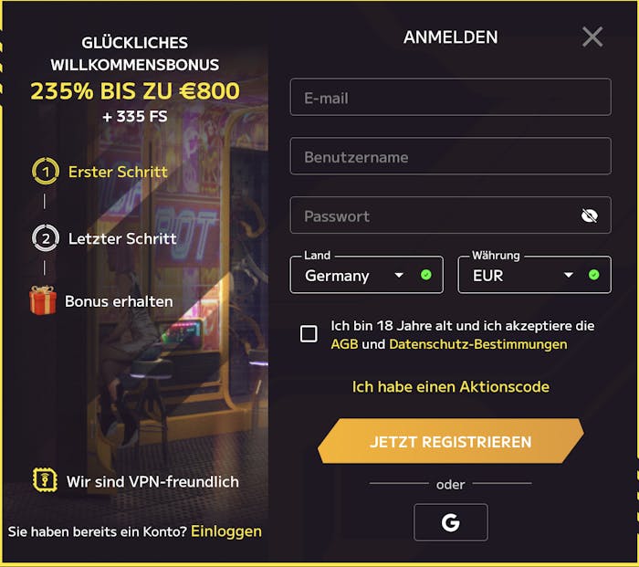 Wild Tokyo Casino Registrierung