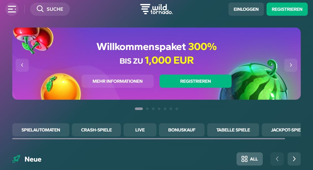 Wild Tornado Casino Startseite