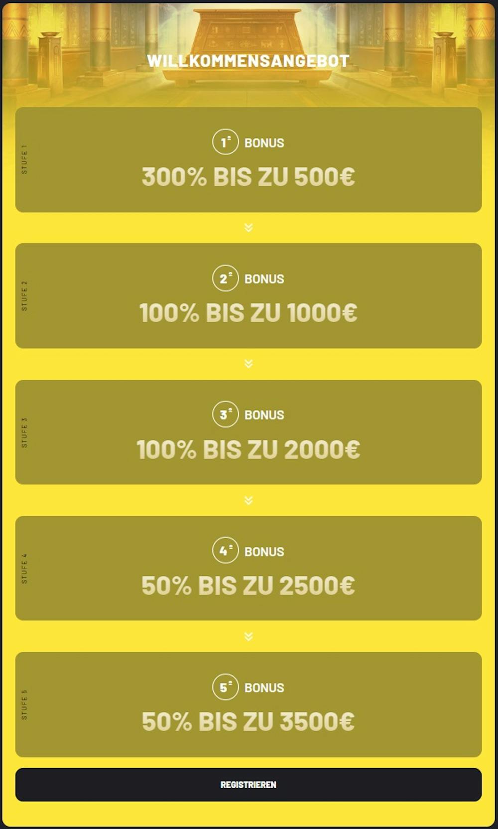 Winstler Casino Willkommensbonus