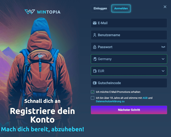Wintopia Casino Einzahlung: Einfach und schnell erklärt