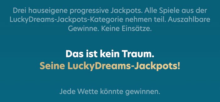 Lucky Dreams Casino Jackpots