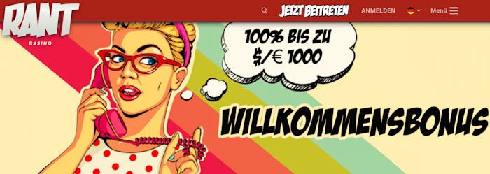 Rant Casino Willkommensbonus