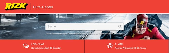 Rizk Casino Hilfecenter
