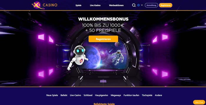 x1 casino start seite